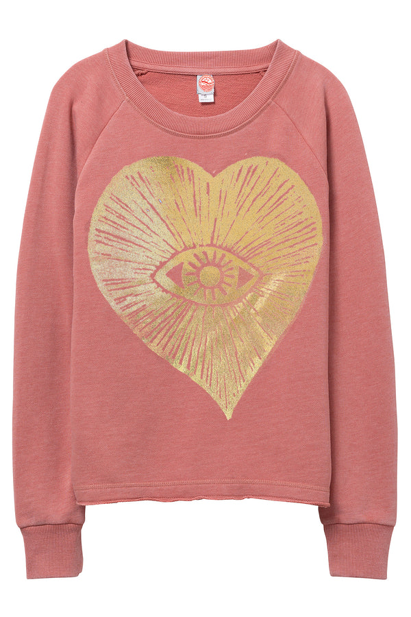 One Love,One Heart Golden Sweatshirt.
