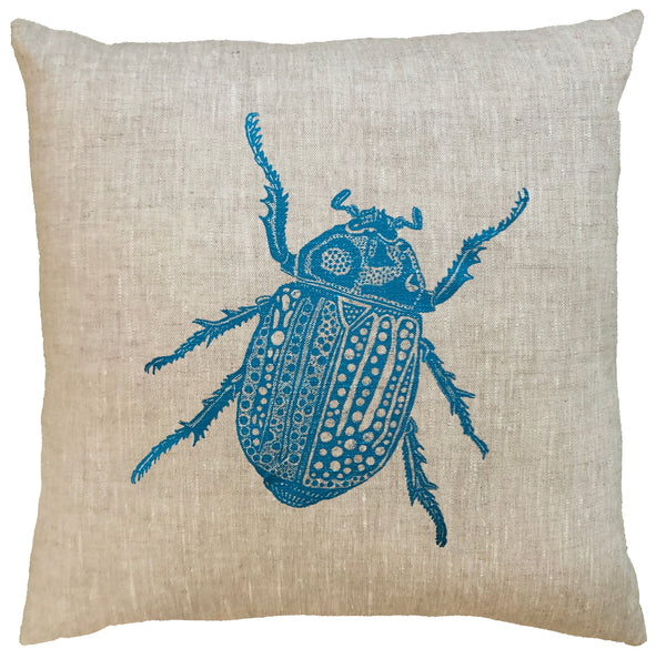 Big hotsell blue pillows