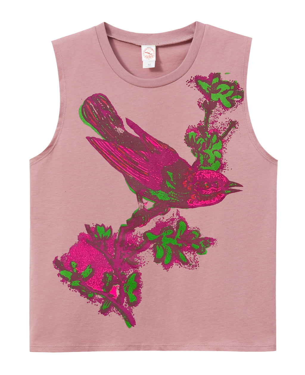 Pink Birdie Muscle Shirt