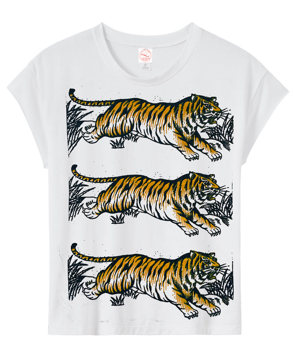 Leaping Tigers Muscle Shirt.
