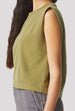 Leaping Tigers Faded Olive Muscle Tank.