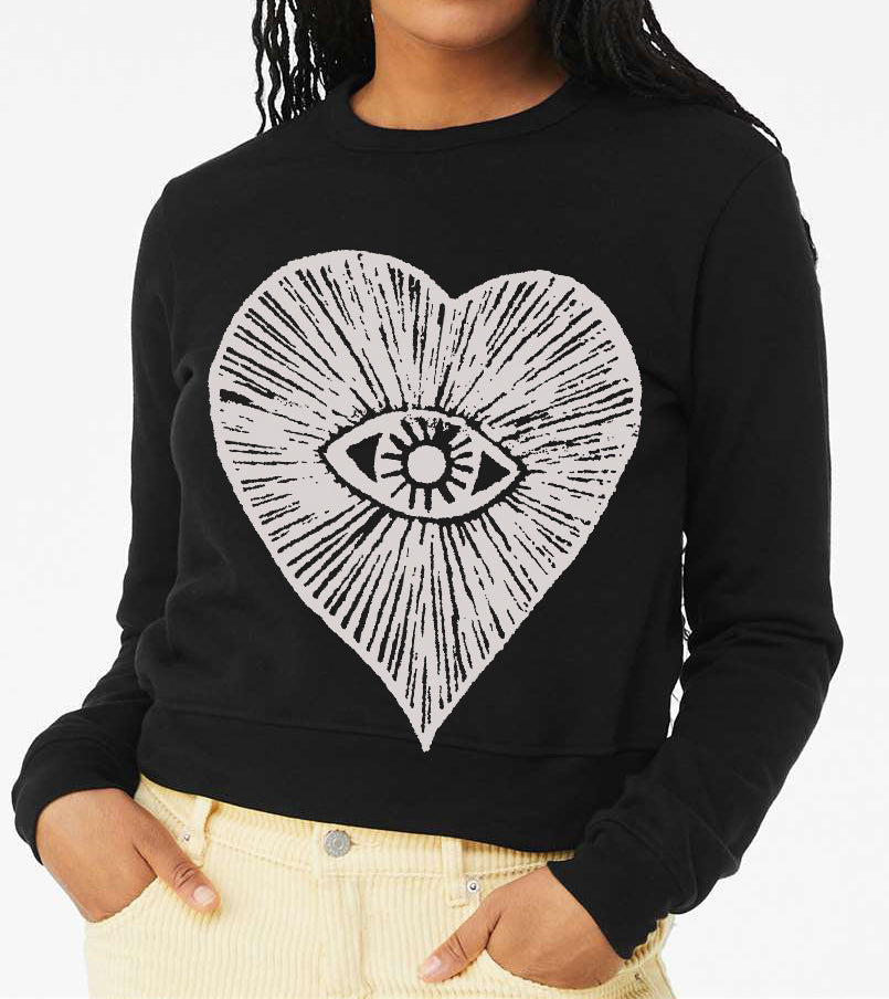 One Love Black and White Sweatshirt.