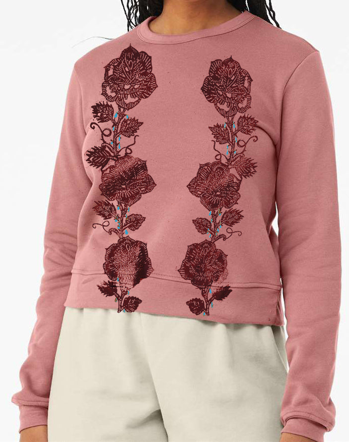 I Want To Be Yours on a Soft Mauve Crew Fleece