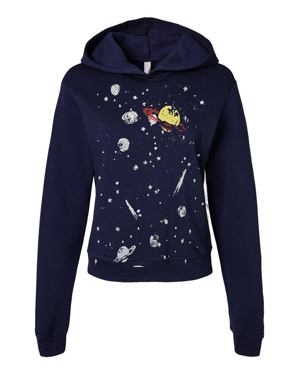 Saturn Returns Navy Fleece Hoody.