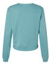 Sacred Heart on a Soft Aqua Crew Fleece