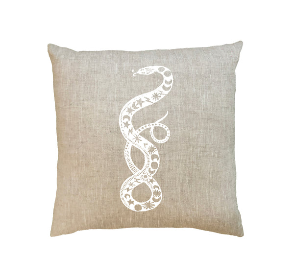 Magic Serpent Little Linen Cushion Cover.