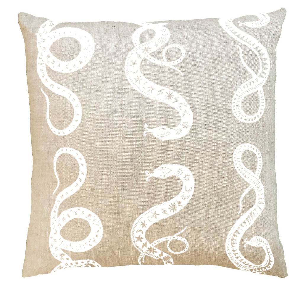 Magic Serpents Linen Cushion Cover