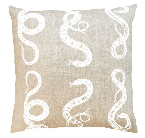 Magic Serpents Linen Cushion Cover