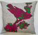 Bright Bird Linen Cushion Cover