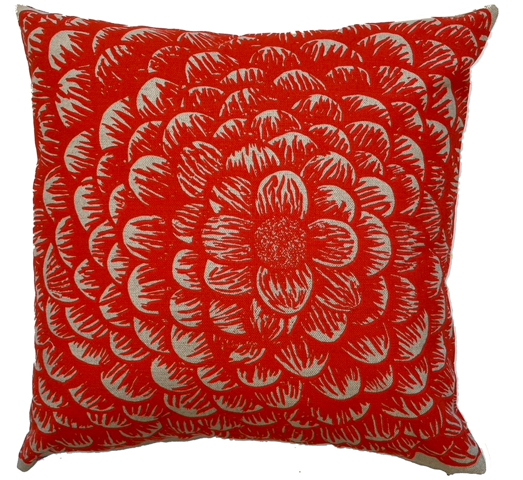 Flower, Flower Linen Cushion Cover.