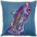 Virgin Denim Patch Pillow.