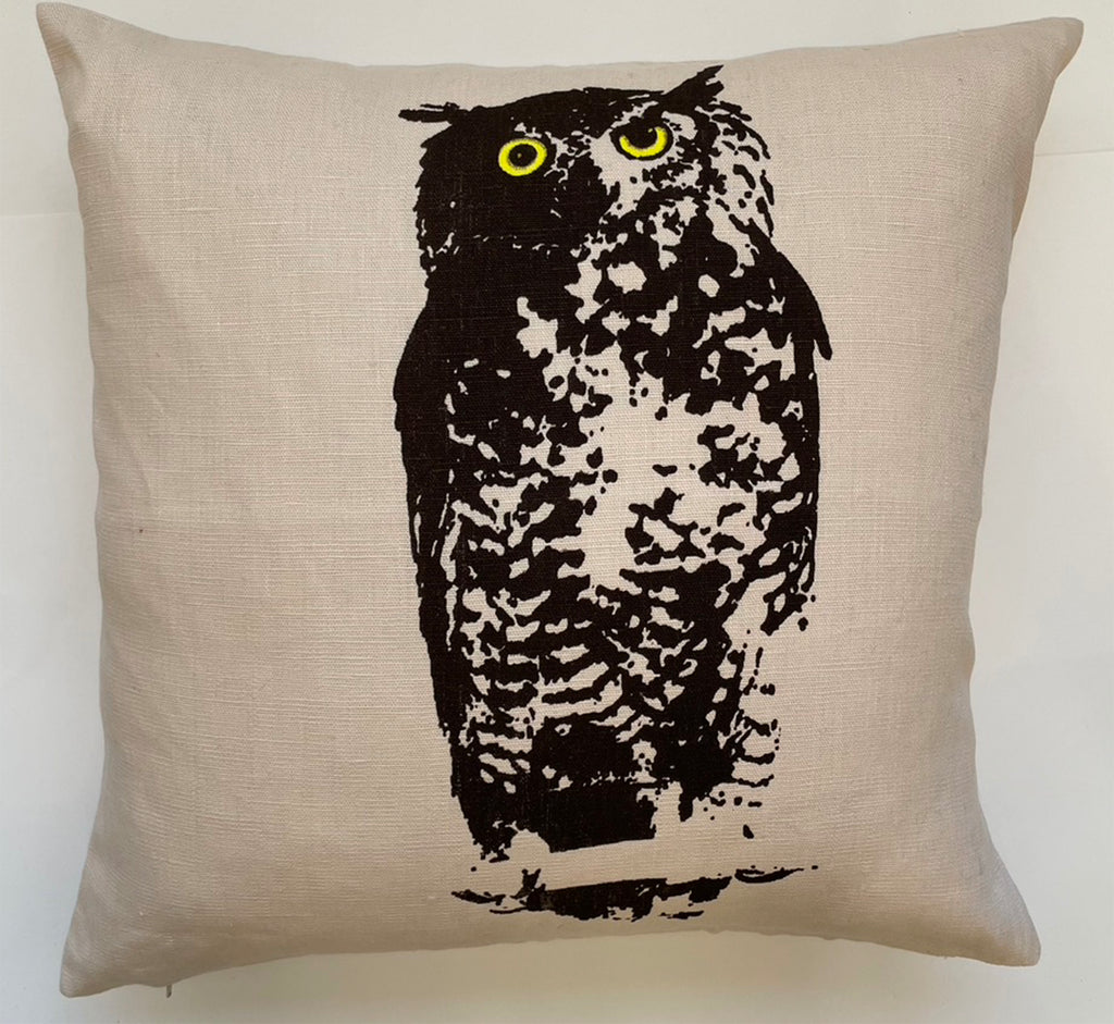 Wise Old Owl Cushion Cover.