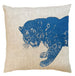 Blue Jaguar Cushion Cover