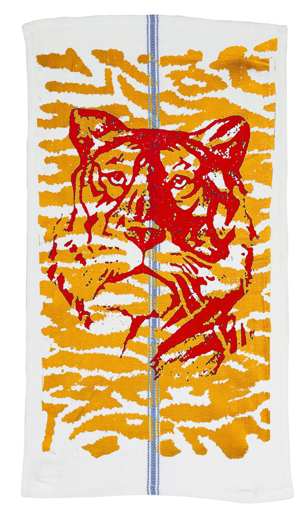 Tigers Stripes Tea Towel