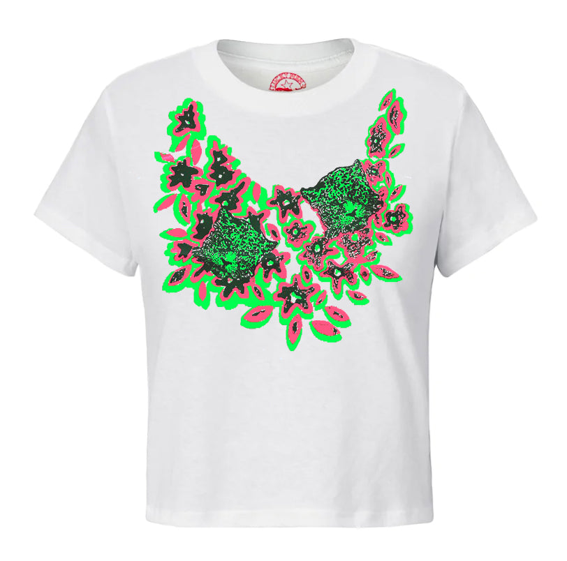 LEOPARD GARLAND TEE