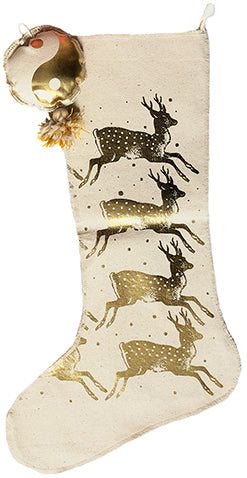 Lucky Fish Dearest Canvas Holiday Stocking