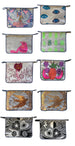 Printed, Zippered Travel Bags