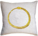 Ouroboros  Linen Cushion.