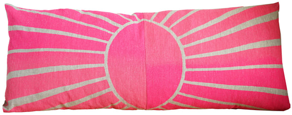 Neon Pink Sunset Pillow Case