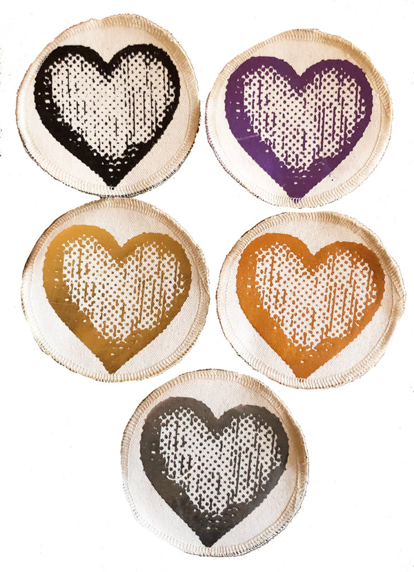 Heart patches.